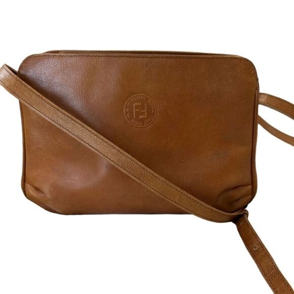 Fendi Brown genuine leather should bag - Picture 2 of 16